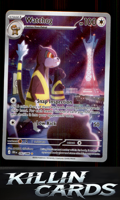 Watchog - 097/086 097/086 Pokemon Illustration Rare ME04: Chaos Rising Card NM