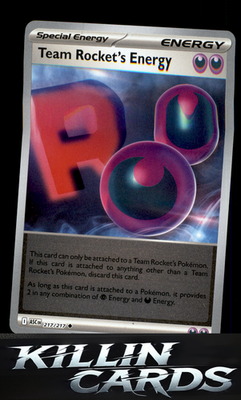 Team Rocket's Energy 217/217 Pokemon Uncommon ME: Ascended Heroes Card NM