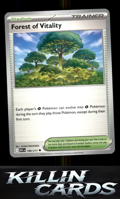Forest of Vitality 188/217 Pokemon Uncommon ME: Ascended Heroes Card NM