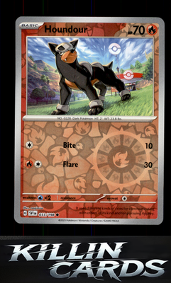 Reverse Holofoil Houndour - 033/198 033/198 Pokemon Common SV01: Scarlet & Viole