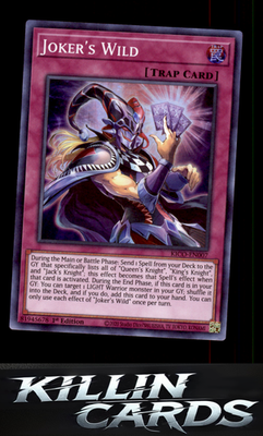 1st Edition Joker's Wild KICO-EN007 YuGiOh Super Rare King's Court Card NM