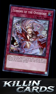 Terrors of the Overroot OP24-EN011 YuGiOh Super Rare OTS Tournament Pack 24 Card
