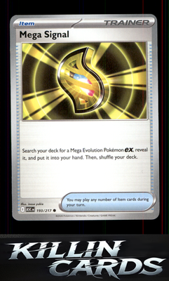 Mega Signal 193/217 Pokemon Common ME: Ascended Heroes Card NM