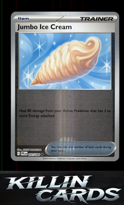 Reverse Holofoil Jumbo Ice Cream 091/094 Pokemon Uncommon ME02: Phantasmal Flame