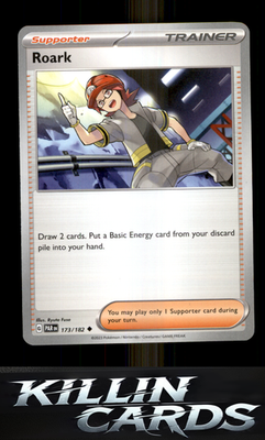 Roark 173/182 Pokemon Uncommon SV04: Paradox Rift Card NM
