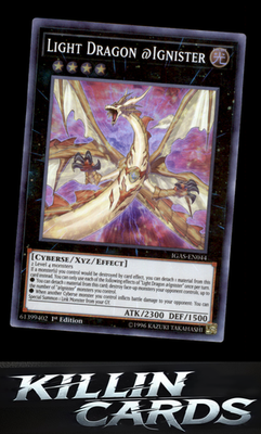 1st Edition Light Dragon @Ignister IGAS-EN044 YuGiOh Super Rare Ignition Assault
