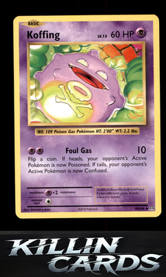 Koffing 50/108 Pokemon Uncommon XY - Evolutions Card NM