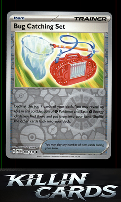 Reverse Holofoil Bug Catching Set 102/131 Pokemon Uncommon SV: Prismatic Evoluti