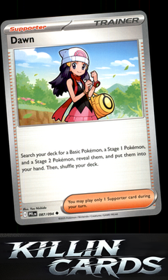 Dawn 087/094 Pokemon Uncommon ME02: Phantasmal Flames Card NM