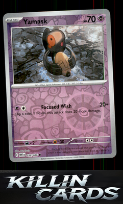 Reverse Holofoil Yamask 039/086 Pokemon Common SV: White Flare Card NM