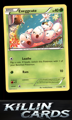 Exeggcute 1/108 Pokemon Common XY - Roaring Skies Card LP