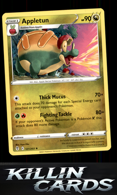 Appletun 121/203 Pokemon Rare SWSH07: Evolving Skies Card NM