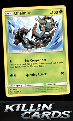 Dhelmise 20/236 Pokemon Uncommon SM - Unified Minds Card NM