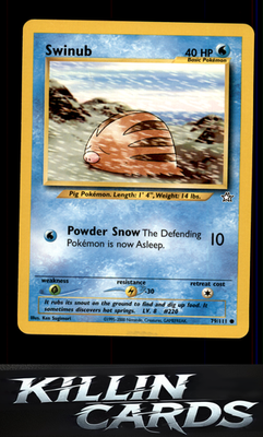 Swinub 079/111 Pokemon Common Neo Genesis Card LP