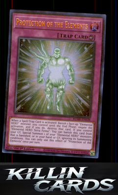 1st Edition Protection of the Elements BLMR-EN038 YuGiOh Ultra Rare Battles of L