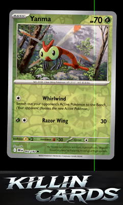Reverse Holofoil Yanma - 002/182 002/182 Common SV10: Destined Rivals NM