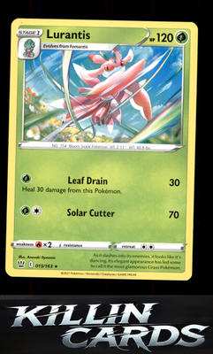 Lurantis 015/163 Pokemon Rare SWSH05: Battle Styles Card NM