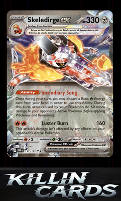 Skeledirge ex 137/182 Pokemon Double Rare SV04: Paradox Rift Card NM