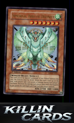 1st Edition Simorgh, Bird of Divinity SD8-EN001 YuGiOh Ultra Rare Structure Deck