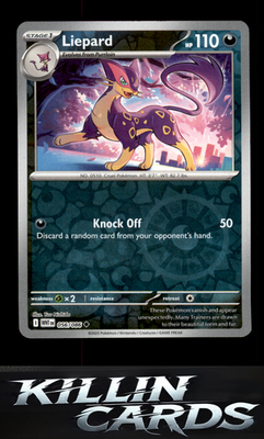 Reverse Holofoil Liepard 056/086 Pokemon Uncommon SV: White Flare Card NM