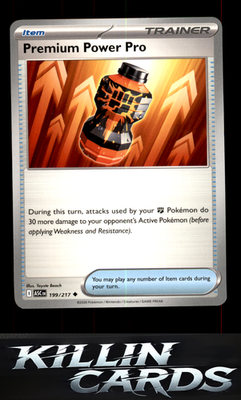 Premium Power Pro 199/217 Pokemon Uncommon ME: Ascended Heroes Card NM
