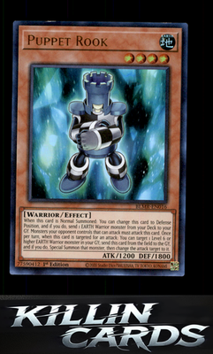1st Edition Puppet Rook BLMR-EN016 YuGiOh Ultra Rare Battles of Legend: Monstrou