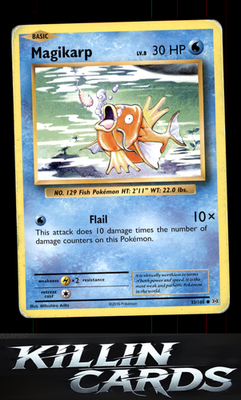 Magikarp 33/108 Pokemon Common XY - Evolutions Card NM
