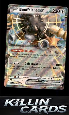 Bouffalant ex 077/086 Pokemon Double Rare SV: White Flare Card NM