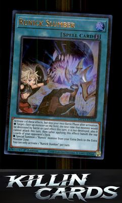 1st Edition Runick Slumber MP23-EN246 YuGiOh Ultra Rare 25th Anniversary Tin: Du