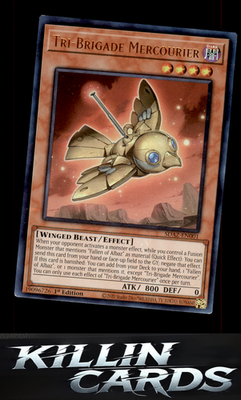 1st Edition Tri-Brigade Mercourier SDAZ-EN001 YuGiOh Ultra Rare Structure Deck: