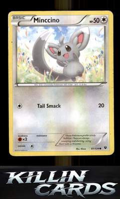 Minccino (87) 87/124 Pokemon Common XY - Fates Collide Card NM