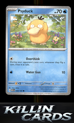 Psyduck - 054/165 054/165 Pokemon Common SV: Scarlet & Violet 151 Card NM