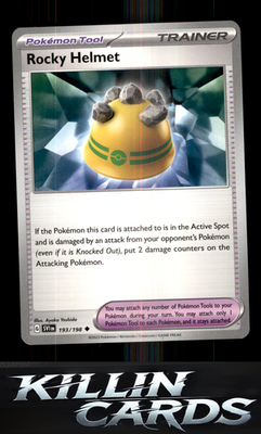 Rocky Helmet 193/198 Pokemon Uncommon SV01: Scarlet & Violet Base Set Card NM