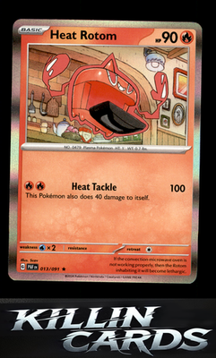 Heat Rotom 013/091 Pokemon Rare SV: Paldean Fates Card NM