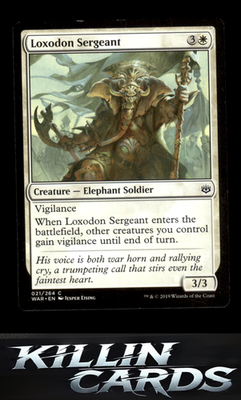 Loxodon Sergeant 21 Magic C War of the Spark Card NM