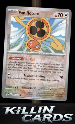 Reverse Holofoil Fan Rotom 085/131 Pokemon Common SV: Prismatic Evolutions Card