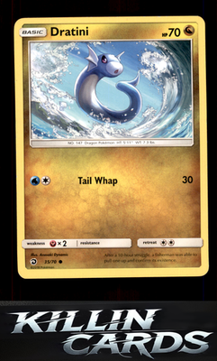 Dratini (35) 35/70 Pokemon Common Dragon Majesty Card LP