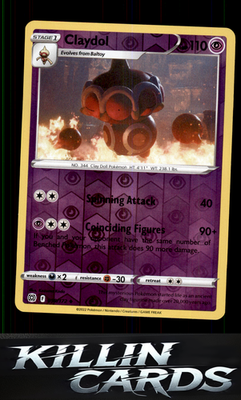 Reverse Holofoil Claydol 059/172 Pokemon Uncommon SWSH09: Brilliant Stars Card N