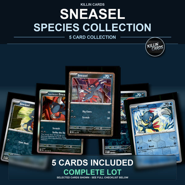 Pokemon TCG Sneasel Species Collection 5 Different Cards