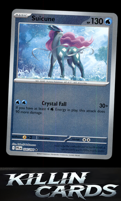 Reverse Holofoil Suicune 026/094 Pokemon Rare ME02: Phantasmal Flames Card NM