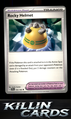Rocky Helmet 193/198 Pokemon Uncommon SV01: Scarlet & Violet Base Set Card NM