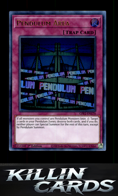 1st Edition Pendulum Area GFP2-EN170 YuGiOh Ultra Rare Ghosts From the Past: The