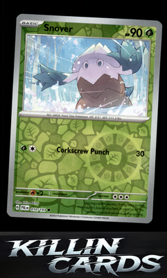 Reverse Holofoil Snover 010/193 Pokemon Common SV02: Paldea Evolved Card NM