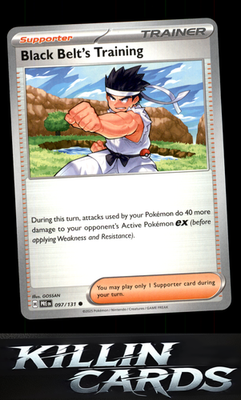 Black Belt's Training - 097/131 097/131 Pokemon Common SV: Prismatic Evolutions