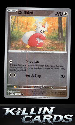 Reverse Holofoil Delibird - 105/132 105/132 Pokemon Common ME01: Mega Evolution