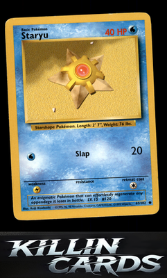 Staryu 065/102 Pokemon Common Base Set Card LP