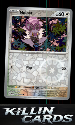 Reverse Holofoil Noibat 090/131 Pokemon Common SV: Prismatic Evolutions Card NM