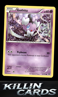Gothita 32/124 Pokemon Common XY - Fates Collide Card LP