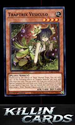 1st Edition Traptrix Vesiculo SDBT-EN008 YuGiOh Common Structure Deck: Beware of