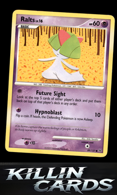 Ralts 89/127 Pokemon Common Platinum Card LP